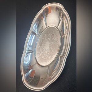 Elegant Silver Plated Serving Tray